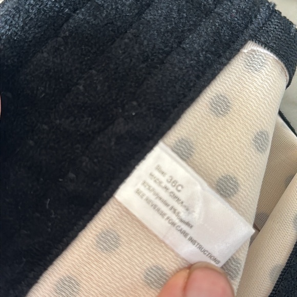 Cream peach with Black Polka Dot Bustier - Picture 6 of 6